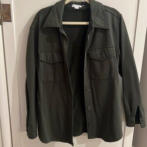 Army green good American shacket- worn once